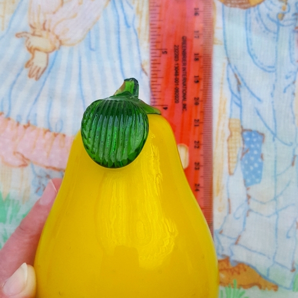 Vtg Glass Art Lemon - Picture 6 of 6